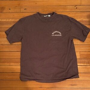 Madhappy Dark Brown Short Sleeve Tee